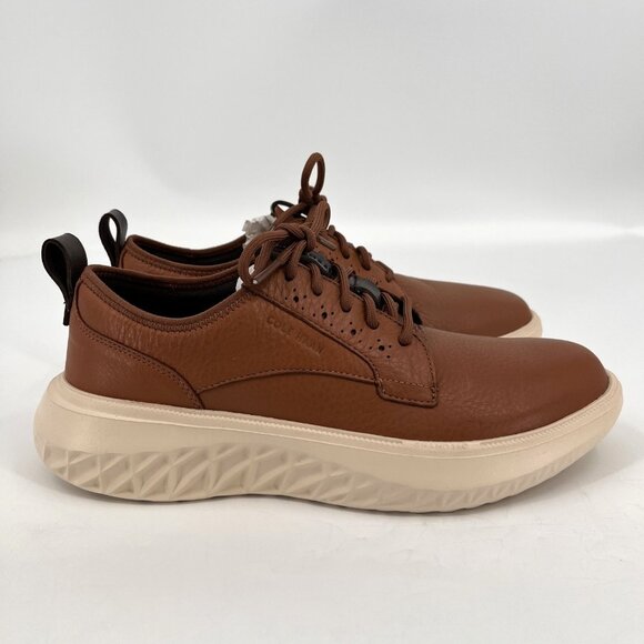 Cole Haan Zerogrand WFA Plaintoe Oxford British Tan Men\'s Size 9 Leather Lace Up main image 8
